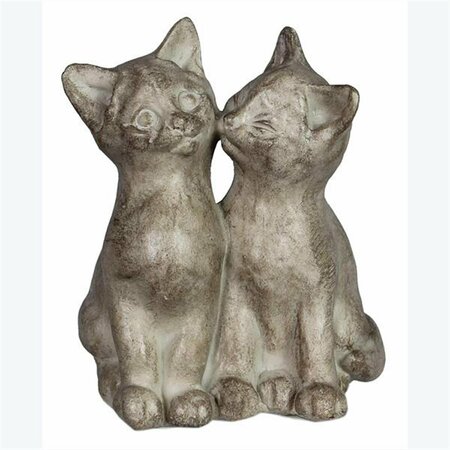 YOUNGS Resin Snuggling Cats Figurines 11252